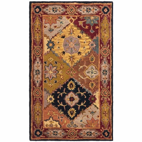 Heritage Multi-Color Hand-Tufted Wool Area Rug 3' x 5'