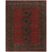 SAFAVIEH Heritage Rorie Geometric Area Rug, Red, 8'3" x 11'