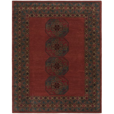 SAFAVIEH Heritage Rorie Geometric Area Rug, Red, 8'3" x 11'