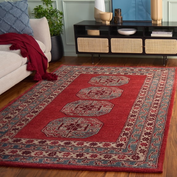 Safavieh Heritage Rorie Geometric Area Rug, Red, 4' x 6'