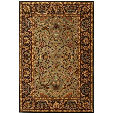 SAFAVIEH Heritage Shanelle Oriental Wool Area Rug, Light Blue/Red, 3' x 5'