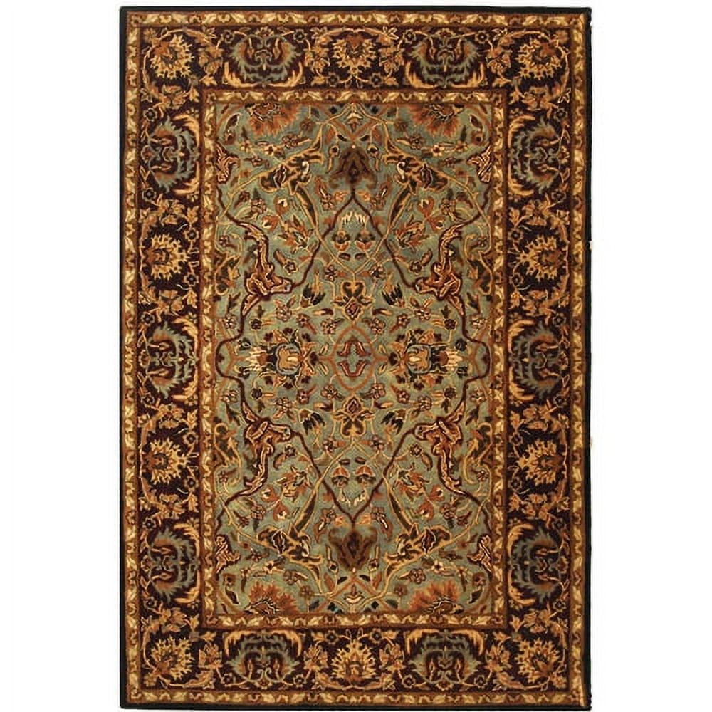 Handmade Light Blue Wool Tufted 6' x 9' Area Rug