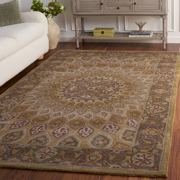 Safavieh Heritage Shevon Oriental Area Rug, Light Brown/Gray, 3' x 5'