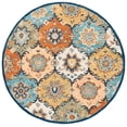 thumbnail image 1 of SAFAVIEH Heritage Skylar Oriental Wool Area Rug, Blue/Rust, 6' x 6' Round, 1 of 7