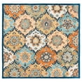 thumbnail image 1 of SAFAVIEH Heritage Skylar Oriental Wool Area Rug, Blue/Rust, 6' x 6' Square, 1 of 7
