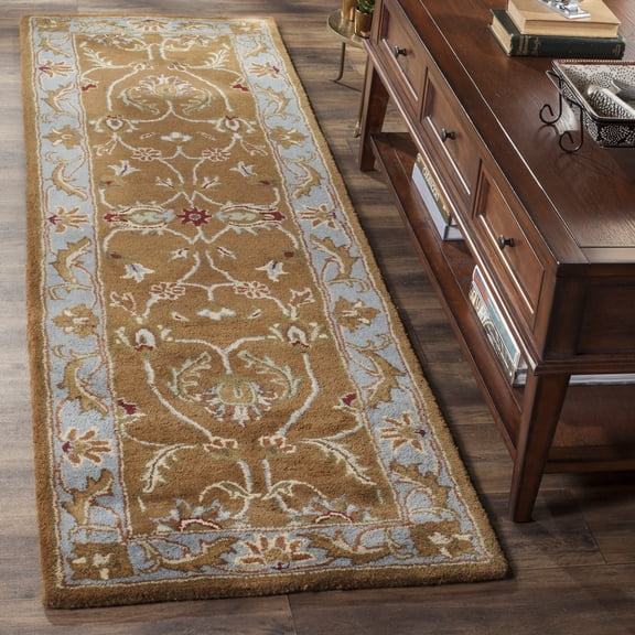 Safavieh Heritage Steward Oriental Wool Runner Rug, Brown/Blue, 2'3" x 6'