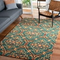 thumbnail image 1 of SAFAVIEH Heritage Tana Floral Area Rug, Green/Orange, 5' x 8', 1 of 10