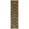 thumbnail image 1 of SAFAVIEH Heritage Tana Floral Runner Rug, Green/Orange, 2'3" x 8', 1 of 8