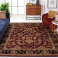thumbnail image 1 of Safavieh Heritage Valery Oriental Wool Area Rug, Red/Black, 8' x 8' Square, 1 of 12