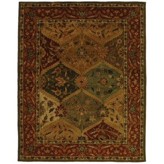SAFAVIEH Heritage Wessex Traditional Wool Area Rug, Multi, 8'3" x 11'