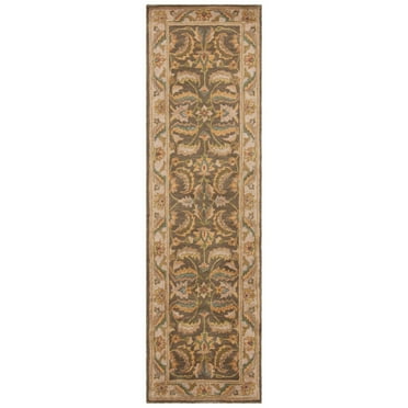 SAFAVIEH Heritage Wight Oriental Wool Area Rug, Green/Beige, 2' x 3'