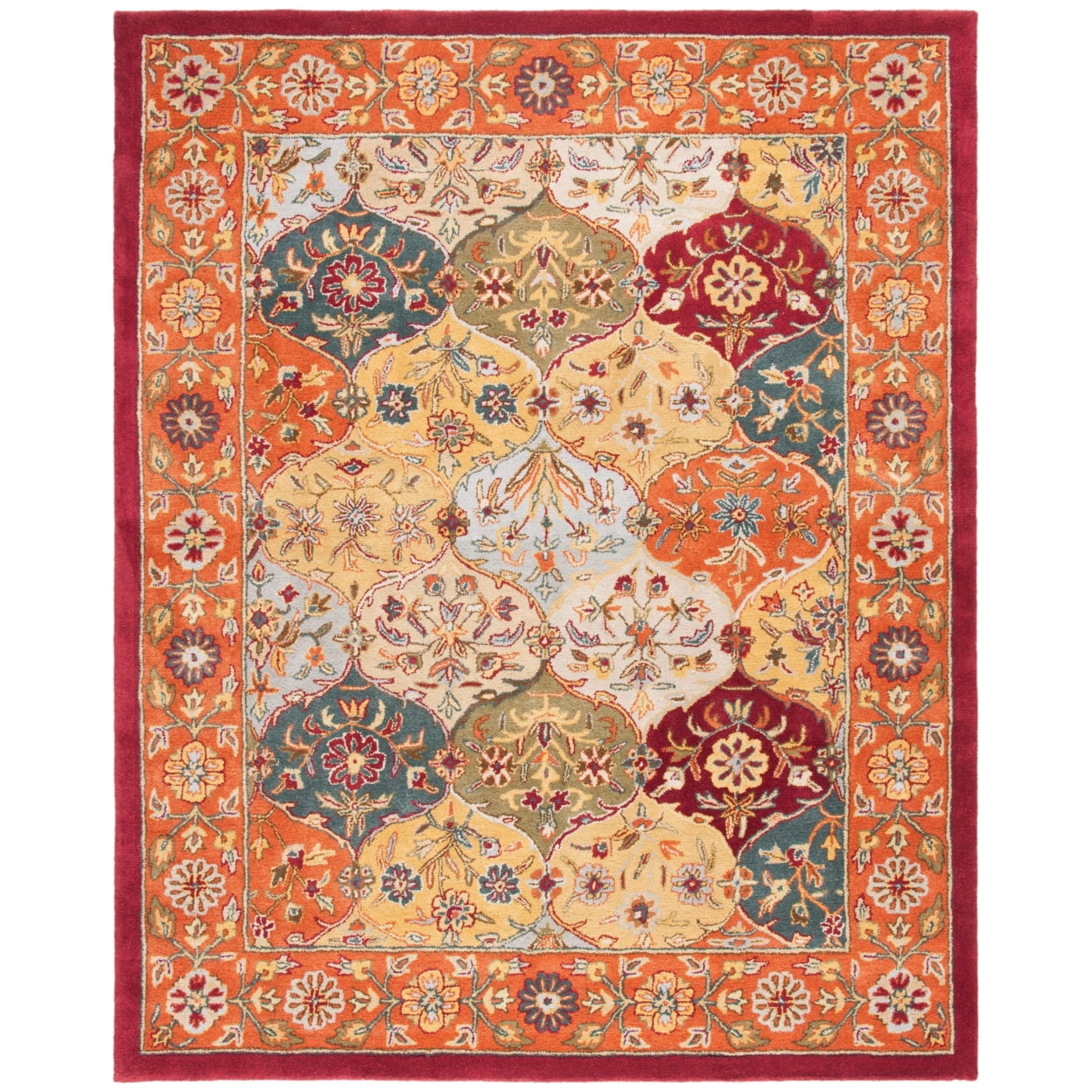 Heritage Multi/Red Hand-Tufted Wool Area Rug 12' x 15'