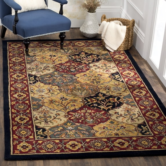 Safavieh Heritage Woodville Oriental Wool Area Rug, Multi/Navy, 3' x 5'