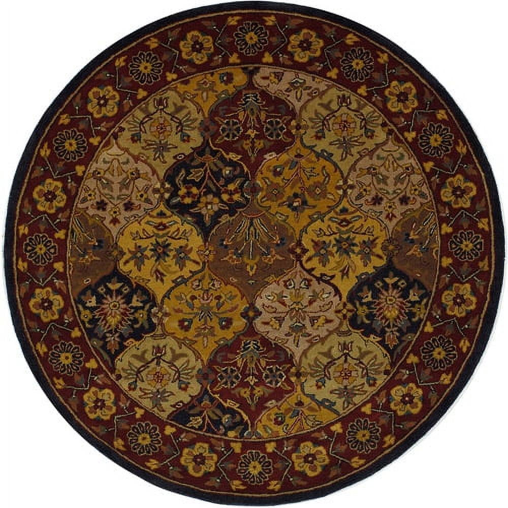 Heritage Multi/Navy Hand-Tufted Wool 5' x 8' Oriental Rug