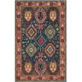 thumbnail image 1 of SAFAVIEH Heritage Yasim Geometric Wool Area Rug, Navy/Red, 6' x 6' Square, 1 of 4
