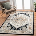 thumbnail image 1 of Safavieh Heritage York Oriental Wool Area Rug, Beige/Navy, 6' x 6' Square, 1 of 11