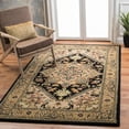 thumbnail image 1 of Safavieh Heritage York Oriental Wool Area Rug, Black/Gold, 5' x 8', 1 of 11