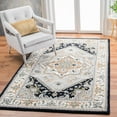 thumbnail image 1 of Safavieh Heritage York Oriental Wool Area Rug, Gray/Navy, 2' x 3', 1 of 11