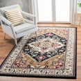 thumbnail image 1 of Safavieh Heritage York Oriental Wool Area Rug, Navy/Brown, 5' x 8', 1 of 11