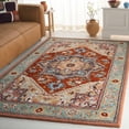 thumbnail image 1 of Safavieh Heritage York Oriental Wool Area Rug, Red/Pink, 5' x 8', 1 of 11