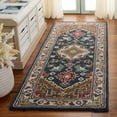 thumbnail image 1 of Safavieh Heritage York Oriental Wool Runner Rug, Dark Green/Brown, 2'3" x 6', 1 of 11