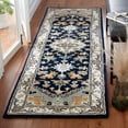 thumbnail image 1 of Safavieh Heritage York Oriental Wool Runner Rug, Navy/Ivory, 2'3" x 10', 1 of 11