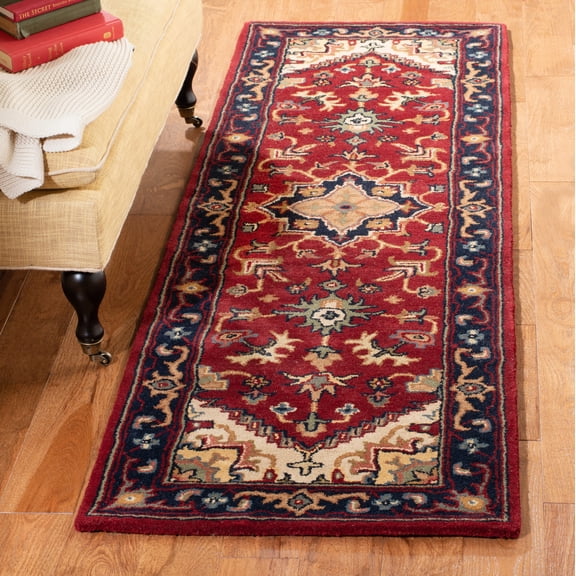 Safavieh Heritage York Oriental Wool Runner Rug, Red, 2'3" x 22'