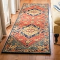 thumbnail image 1 of Safavieh Heritage Zoie Oriental Runner Rug, Red/Navy, 2'3" x 18', 1 of 10