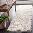 thumbnail image 1 of Safavieh Hi-Lo Abby Diamond Shag Runner Rug, Beige/Gray, 2'2" x 8', 1 of 10