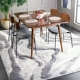 thumbnail image 1 of Safavieh Hi-Lo Hiren Abstract Shag Area Rug, Gray/Light Gray, 9' x 12', 1 of 9