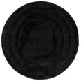 thumbnail image 1 of SAFAVIEH Hi-Lo Seamus Solid Shag Area Rug, Black, 3' x 3' Round, 1 of 8