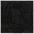 thumbnail image 1 of SAFAVIEH Hi-Lo Seamus Solid Shag Area Rug, Black, 8' x 8' Square, 1 of 8