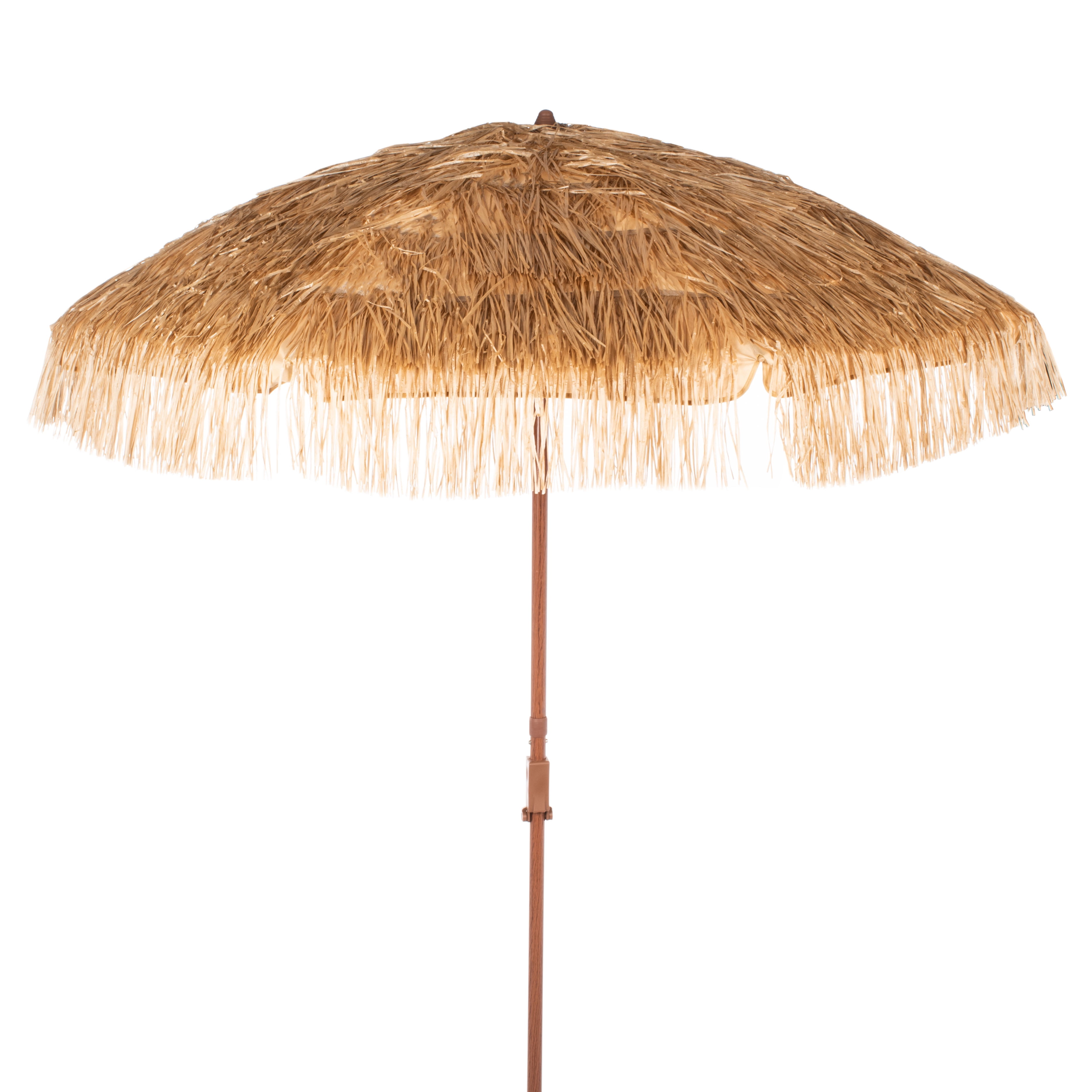 SAFAVIEH Hilo Outdoor Patio 6.5' Tiki Beach Umbrella