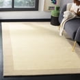 thumbnail image 1 of Safavieh Himalaya Addie Solid Wool Area Rug, Ivory/Beige, 6' x 6' Square, 1 of 8