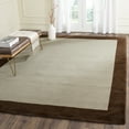 thumbnail image 1 of Safavieh Himalaya Cenric Solid Wool Area Rug, Beige/Dark Brown, 8'9" x 12', 1 of 11