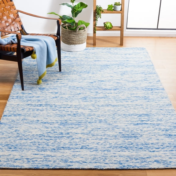 Safavieh Himalaya Luvenia Distressed Wool Area Rug, Blue, 3' x 5'