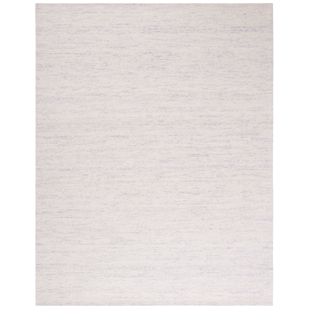Gray Hand-Knotted Wool 8' x 10' Rectangular Rug