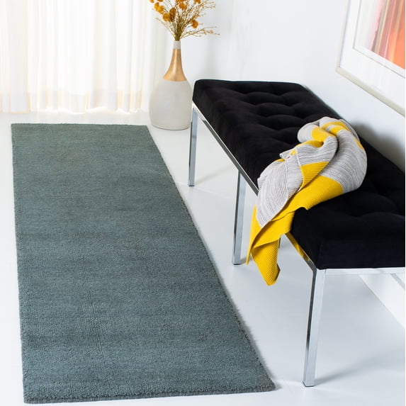 Safavieh Himalaya Dawa Solid Runner Rug, Blue, 2'3" x 10'