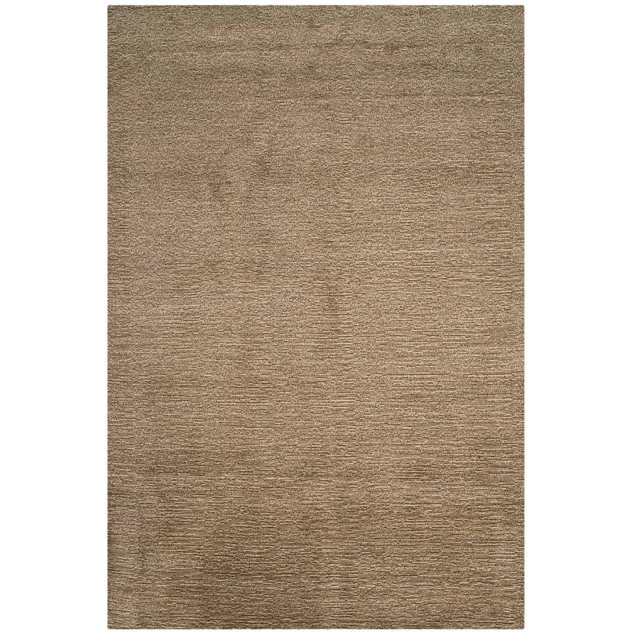 Himalaya Brown Hand-Knotted Wool Runner Rug