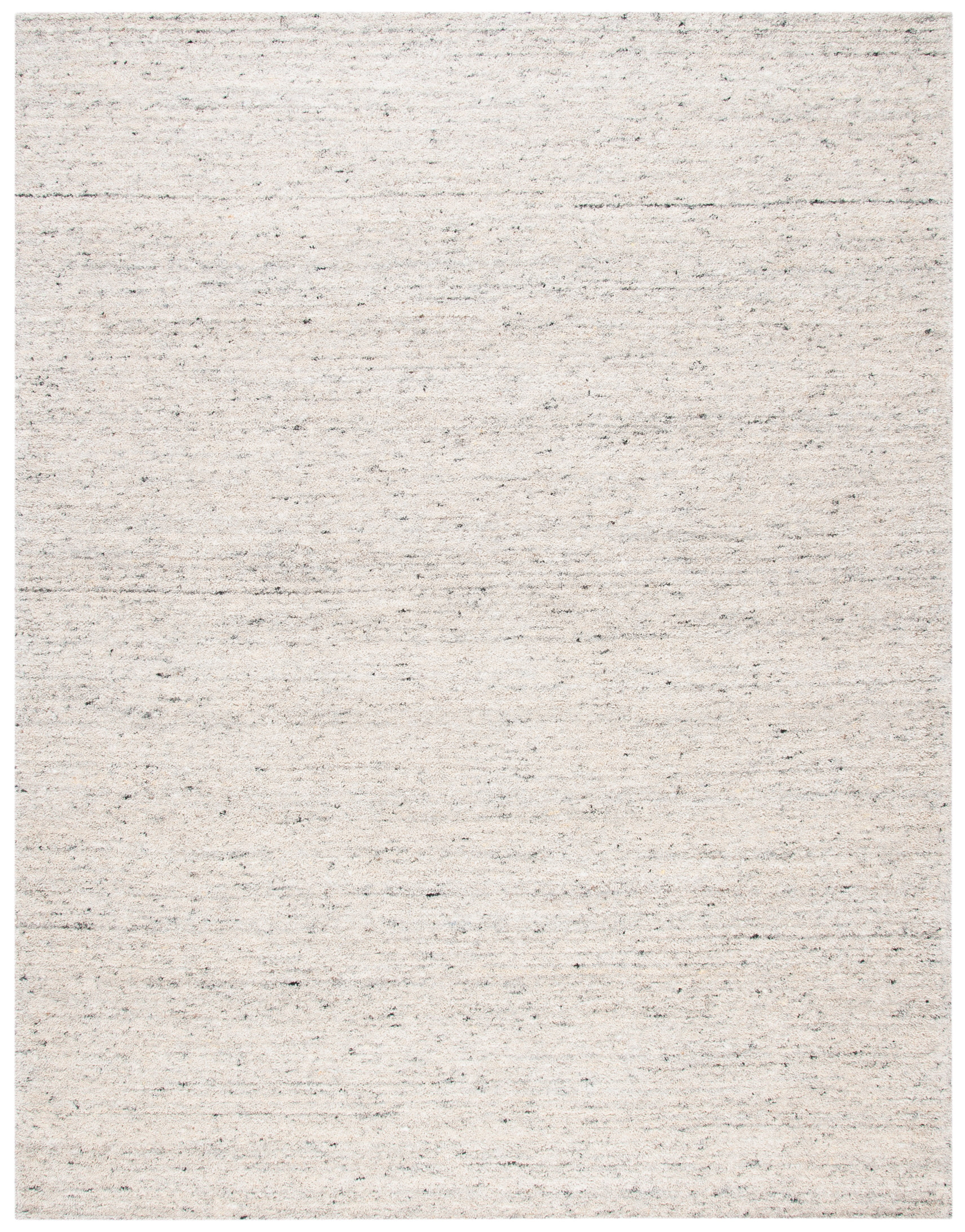 Handmade Ivory Wool Rectangular Tufted Rug 10' x 14'