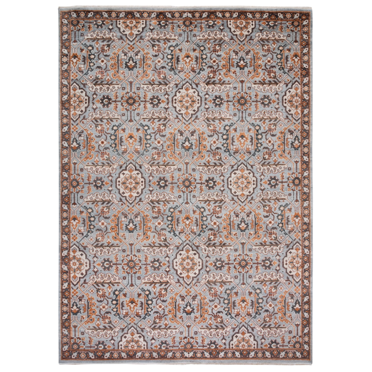 Himalaya Blue Handmade Wool Tufted Area Rug 5' x 8'