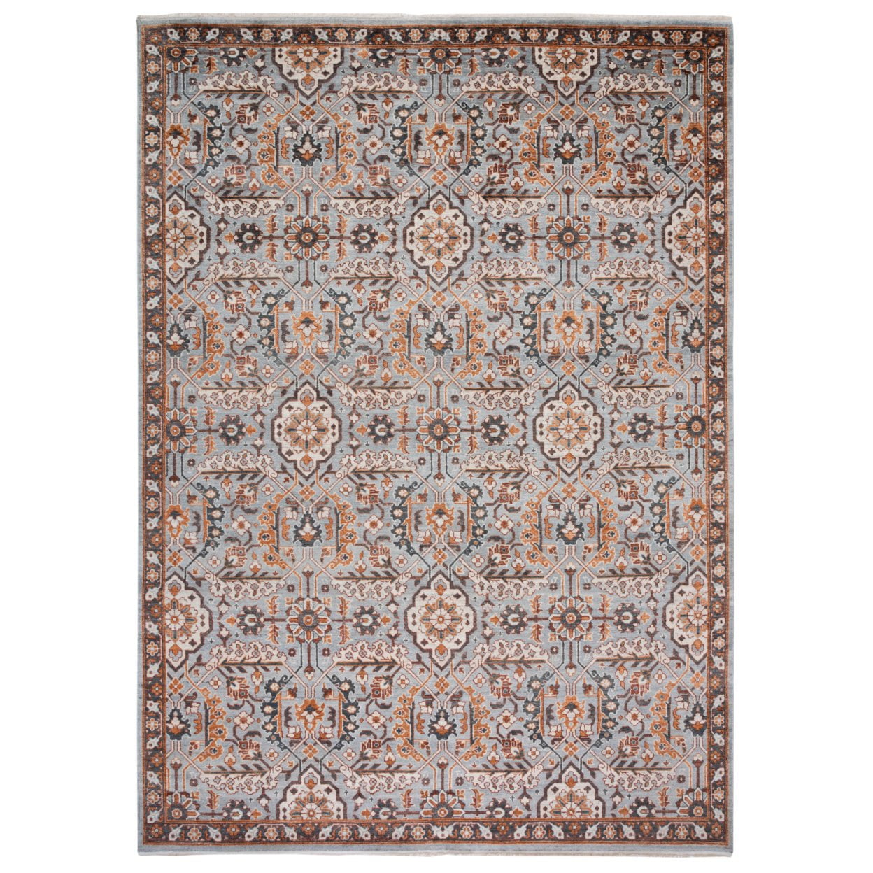 Himalaya Blue Handmade Wool Tufted Area Rug 5' x 8'