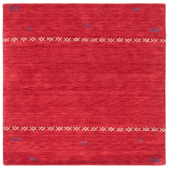 SAFAVIEH Himalaya Collection HIM596Q Handmade Red Rug