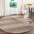 thumbnail image 1 of Safavieh Himalaya Renae Striped Wool Area Rug, Gray, 6' x 6' Round, 1 of 7