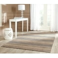 thumbnail image 1 of Safavieh Himalaya Renae Striped Wool Area Rug, Gray, 6' x 6' Square, 1 of 6
