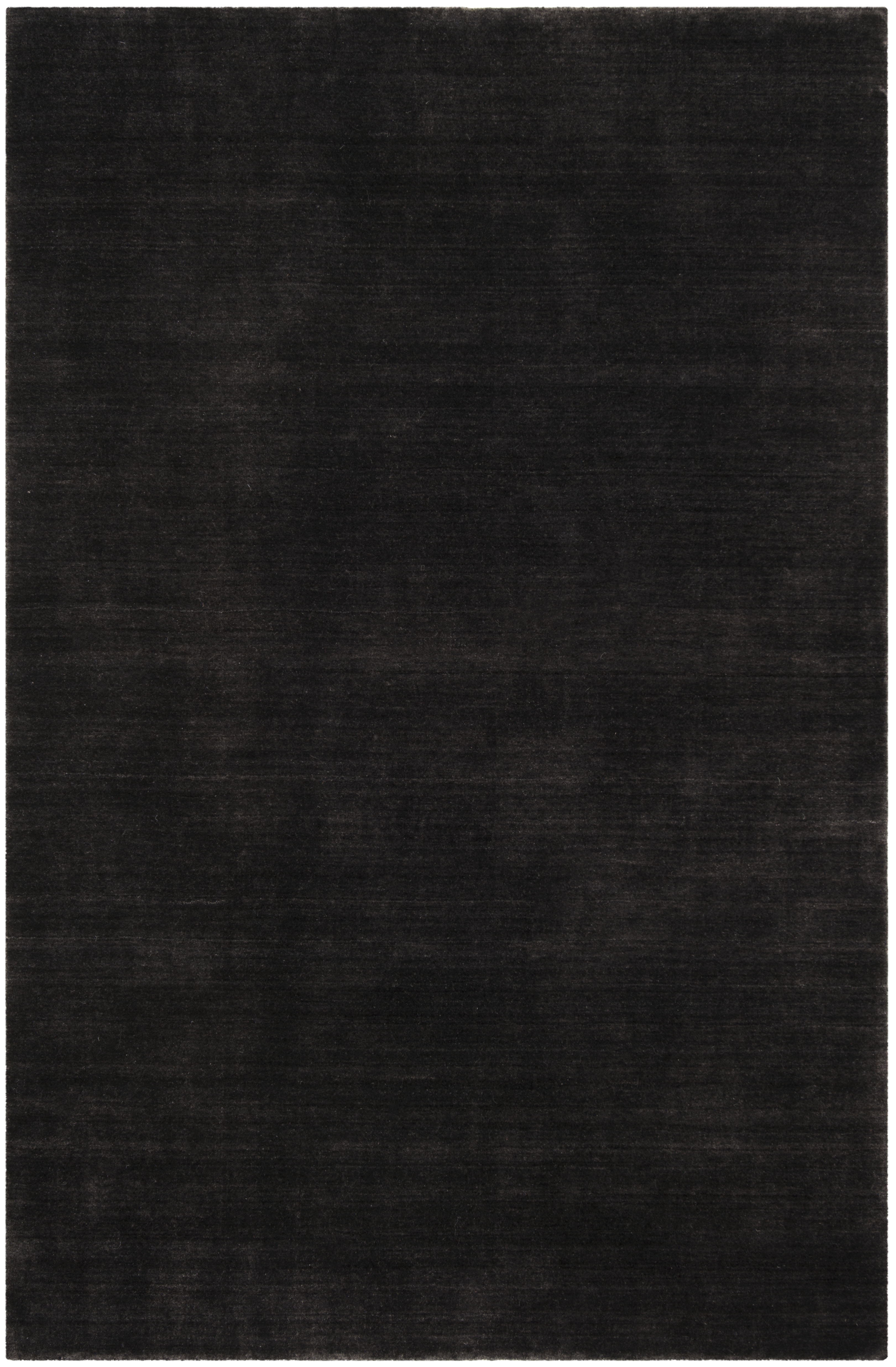 Handmade Black Wool 3' x 5' Tufted Area Rug