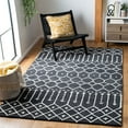 thumbnail image 1 of SAFAVIEH Himalaya Darin Geometric Wool Area Rug, Dark Grey/Ivory, 5' x 8', 1 of 10