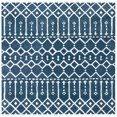 thumbnail image 1 of SAFAVIEH Himalaya Darin Geometric Wool Area Rug, Navy/Ivory, 6' x 6' Square, 1 of 10