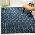 thumbnail image 1 of SAFAVIEH Himalaya Darin Geometric Wool Area Rug, Navy/Silver, 5' x 8', 1 of 6