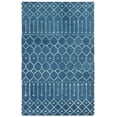 thumbnail image 1 of SAFAVIEH Himalaya Darin Geometric Wool Area Rug, Navy/Silver, 6' x 9', 1 of 11